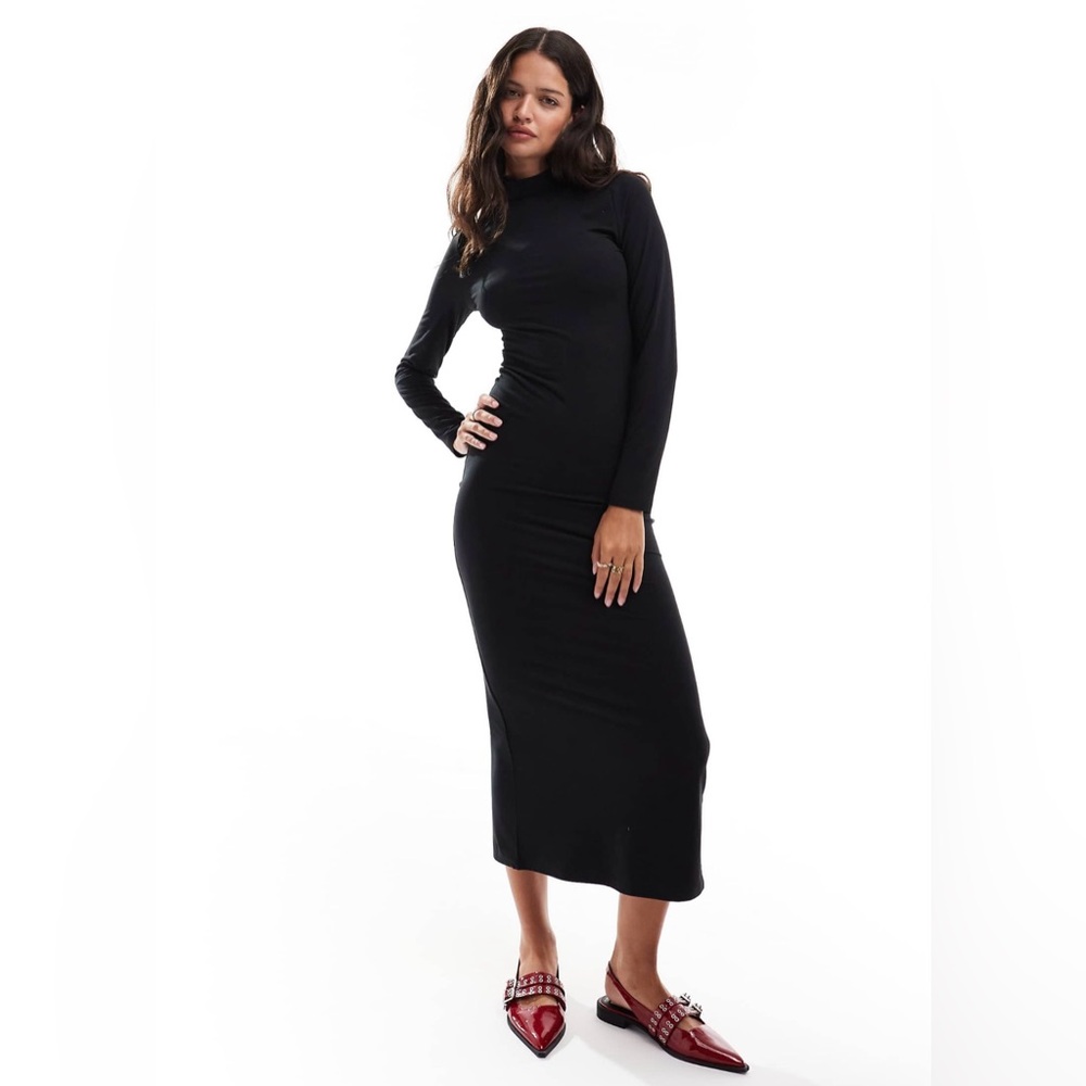 Miss Selfridge Black Maxi Dress